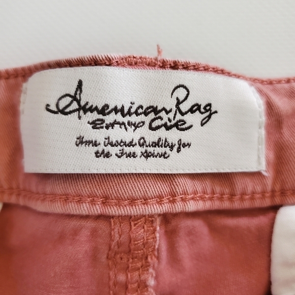 1191 * American Rag Shorts Brick Red Size 9 - Picture 3 of 11